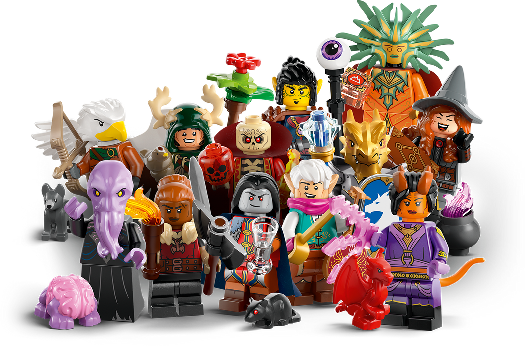 LEGO Minifigures Series 71047 Complete Set of 12 Dungeons & Dragons (D&D)