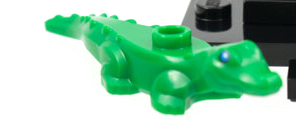 NEW LEGO green alligator