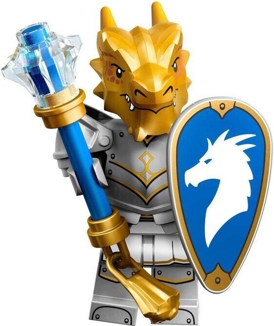 Discounted LEGO Dungeons & Dragons (D&D) Minifigures Series 71047 - Dragonborn Paladin - missing breastplate