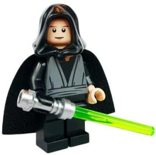 Load image into Gallery viewer, LEGO Star Wars Luke Skywalker Jedi Master Minifigure with Light Saber