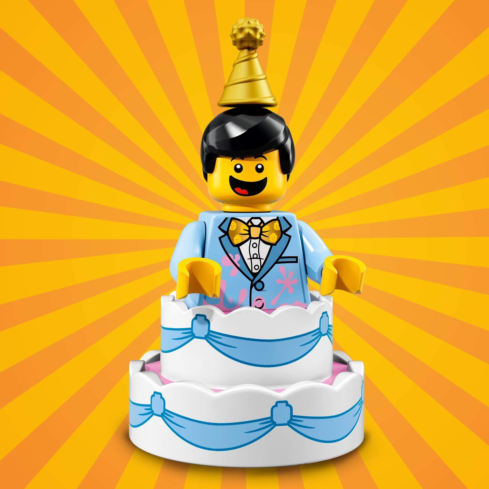 menneskemængde Underskrift kubiske LEGO MINIFIGURES SERIES 18 71021 - Birthday Cake Guy – Minifigures Plus