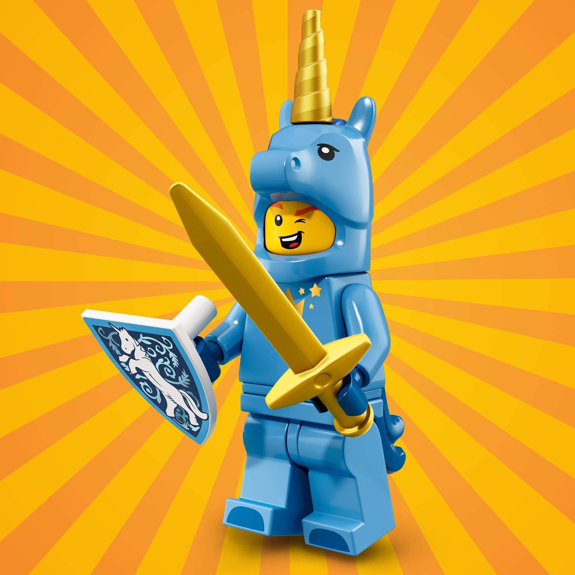 LEGO MINIFIGURES SERIES 18 71021 Unicorn Knight Guy Minifigures Plus
