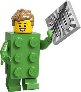 LEGO MINIFIGURES SERIES 20 71027 - Green Brick Costume Guy