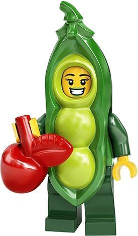 LEGO MINIFIGURES SERIES 20 71027 - Pea Pod Costume Girl