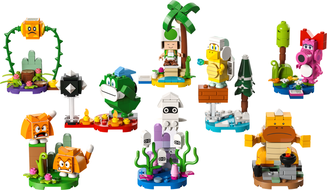 LEGO 71413 Super Mario Series 6 Character Full Collectible Set of 8