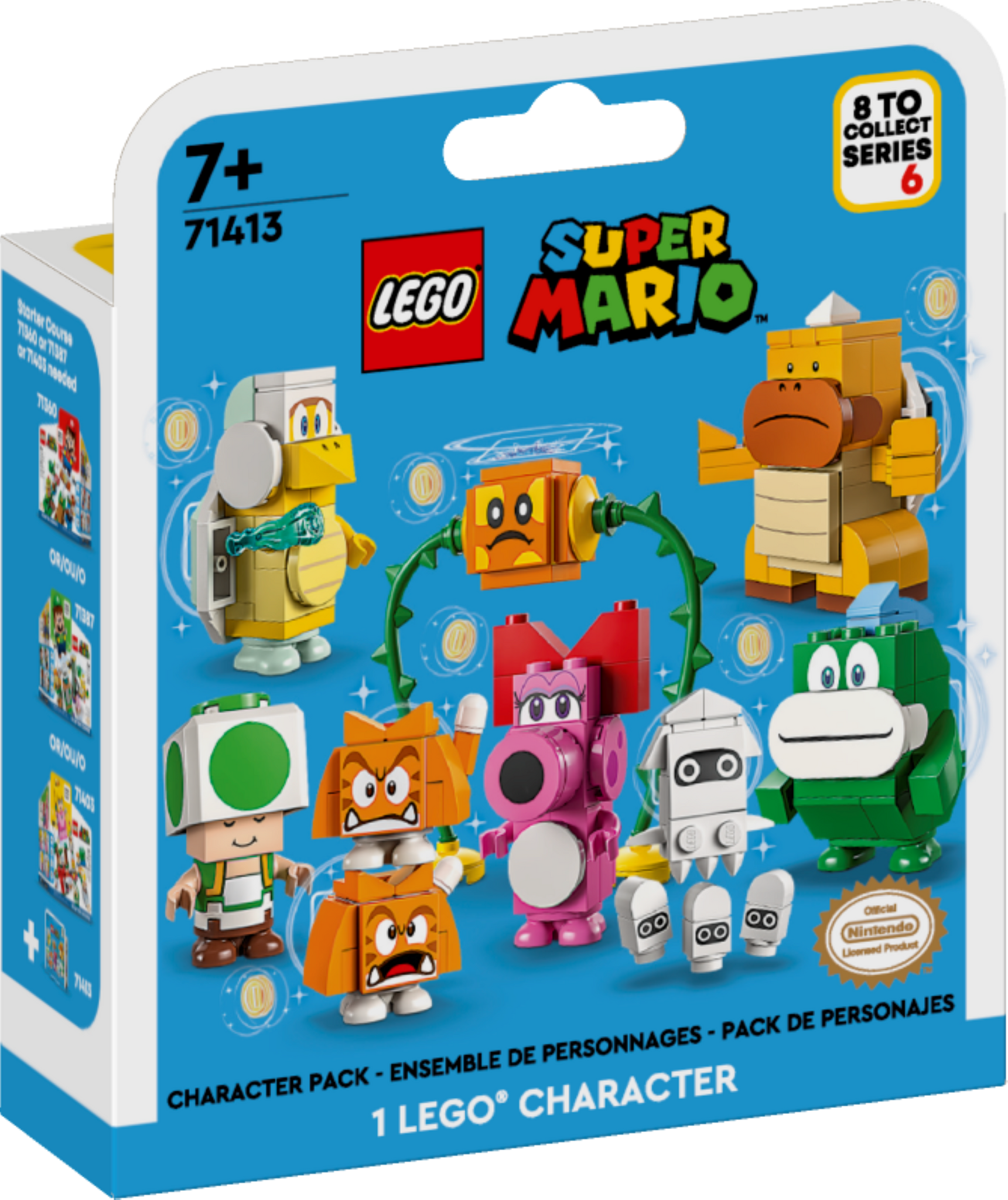 LEGO Super Mario Character Packs 71413 Series 6 Box Case of 16