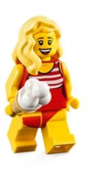 LEGO Beach Girl (with ice cream)