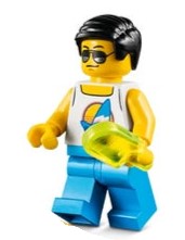 LEGO Beach Guy (with popsicle)