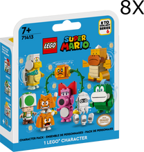 Load image into Gallery viewer, LEGO 71413 Super Mario Series 6 Character Full Collectible Set of 8 -  sealed packages