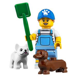 NEW LEGO MINIFIGURES SERIES 19 71025 - Dog Sitter + Dogs Minifigure