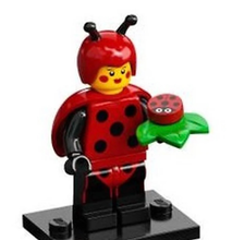 Load image into Gallery viewer, LEGO Series 21 Collectible Minifigures 71029 - Lady Bug Ladybug Girl
