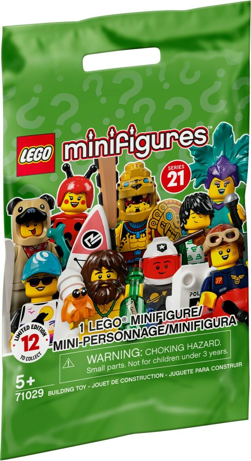 LEGO Series 21 Collectible Minifigures 71029 - Alien – Minifigures
