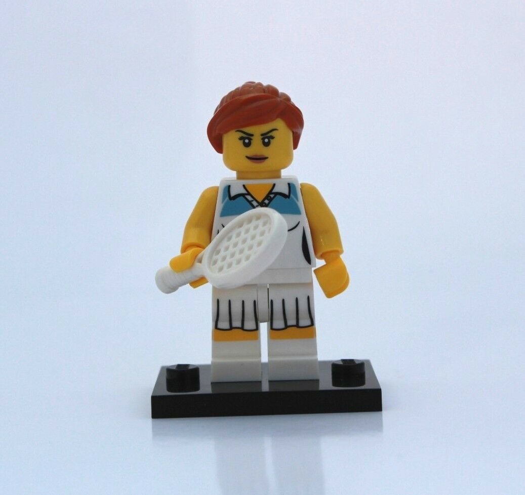 NEW LEGO MINIFIGURES SERIES 3 8803 Tennis Player Minifigures Plus