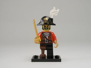 NEW LEGO MINIFIGURES SERIES 8 8833 - Pirate Captain