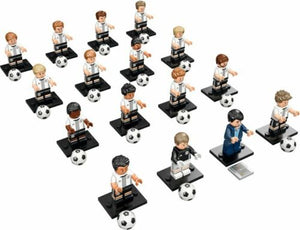 LEGO 71014 Complete Set of 16 DFB (German Soccer Team) MINIFIGURES SERIES