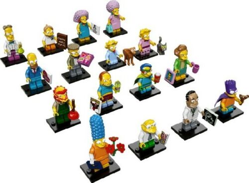 NEW LEGO 71009 Complete Set of 16 MINIFIGURES - The Simpsons Series 2