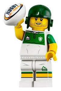 NEW LEGO MINIFIGURES SERIES 19 71025 - Rugby Player