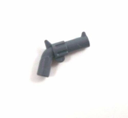 NEW LEGO Dark Bluish Gray Minifig, Weapon Gun, Pistol Revolver