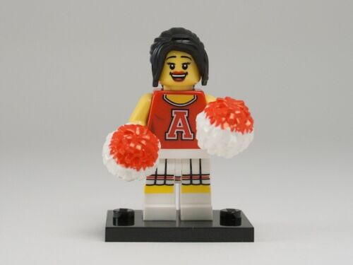NEW LEGO MINIFIGURES SERIES 8 8833 - Red Cheerleader