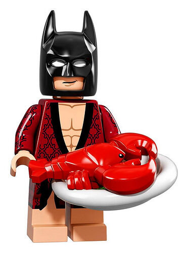 NEW LEGO BATMAN MOVIE MINIFIGURES SERIES 71017 - Lobster Lovin’ Batman